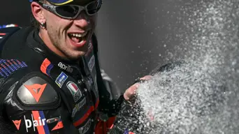 Bezzecchi wins MotoGP opener as wheel woe forces Marquez out Bezzecchi wins MotoGP opener as wheel woe forces Marquez out