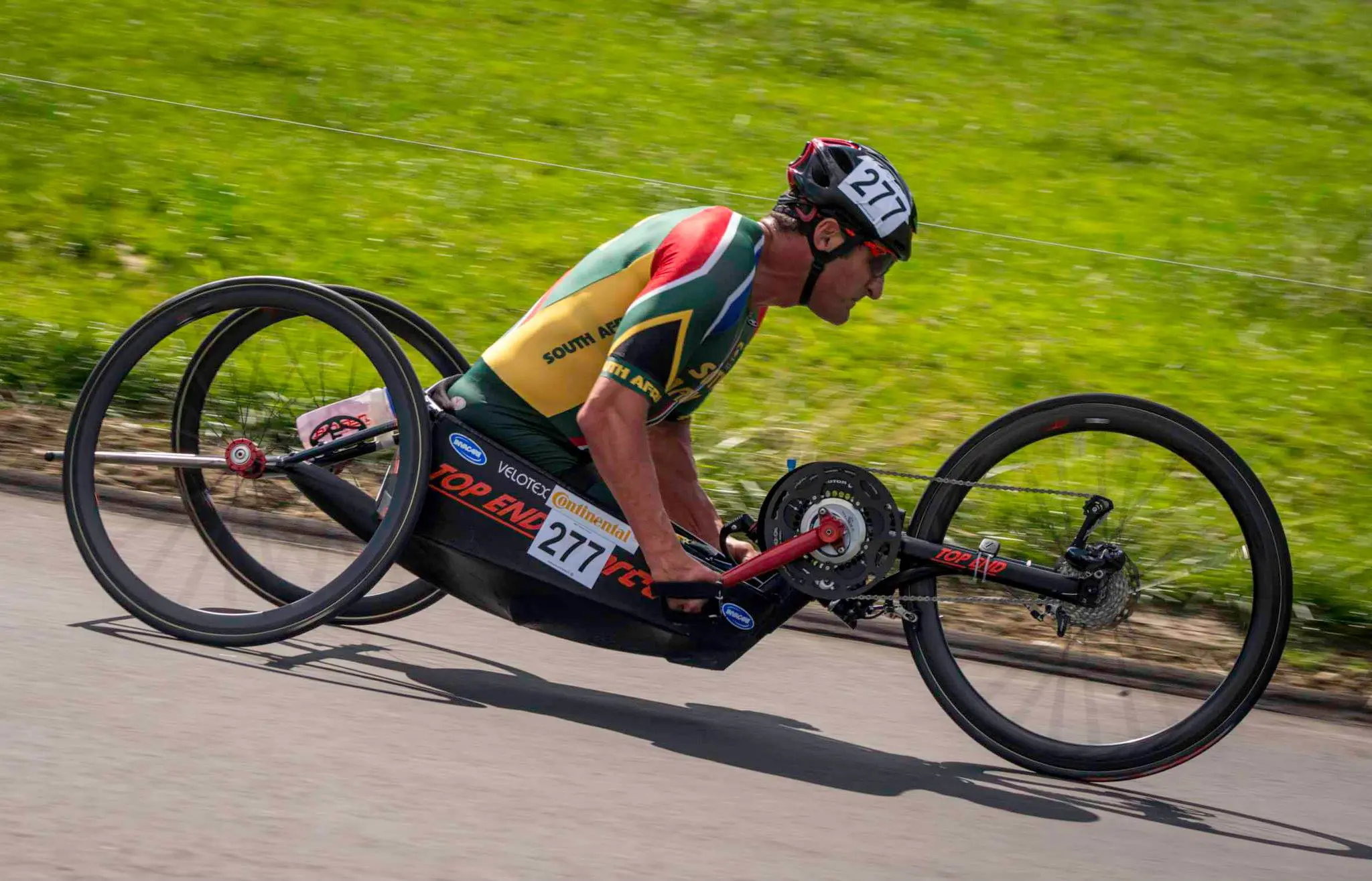 South African hand-cyclist Ernst van Dyk. Picture: Ernst van Dyk/ Facebook. South African hand-cyclist Ernst van Dyk. Picture: Ernst van Dyk/ Facebook.