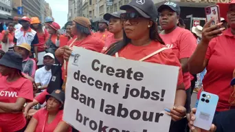 COSATU marches in CT, calls for fair wages, job security & protection of workers COSATU marches in CT, calls for fair wages, job security & protection of workers