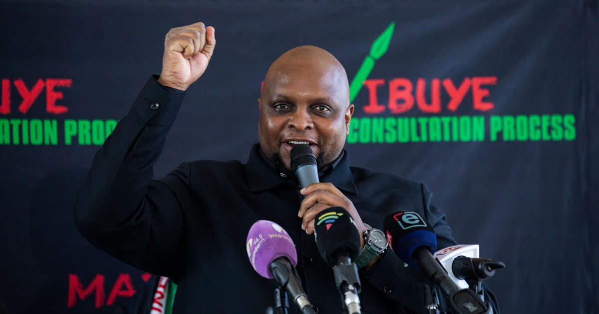 Floyd Shivambus Mayibuye-Beratung wird zu einer politischen Partei.