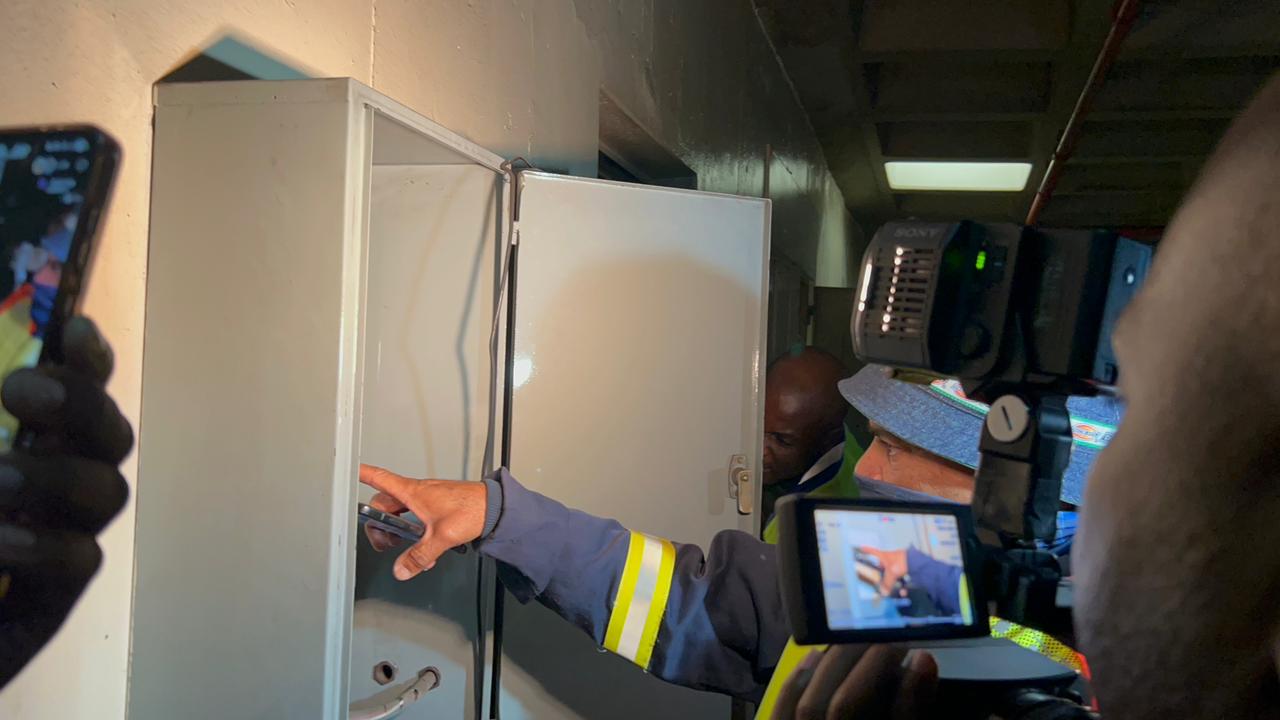 Suspect detained after another fire rips through City Power central ...