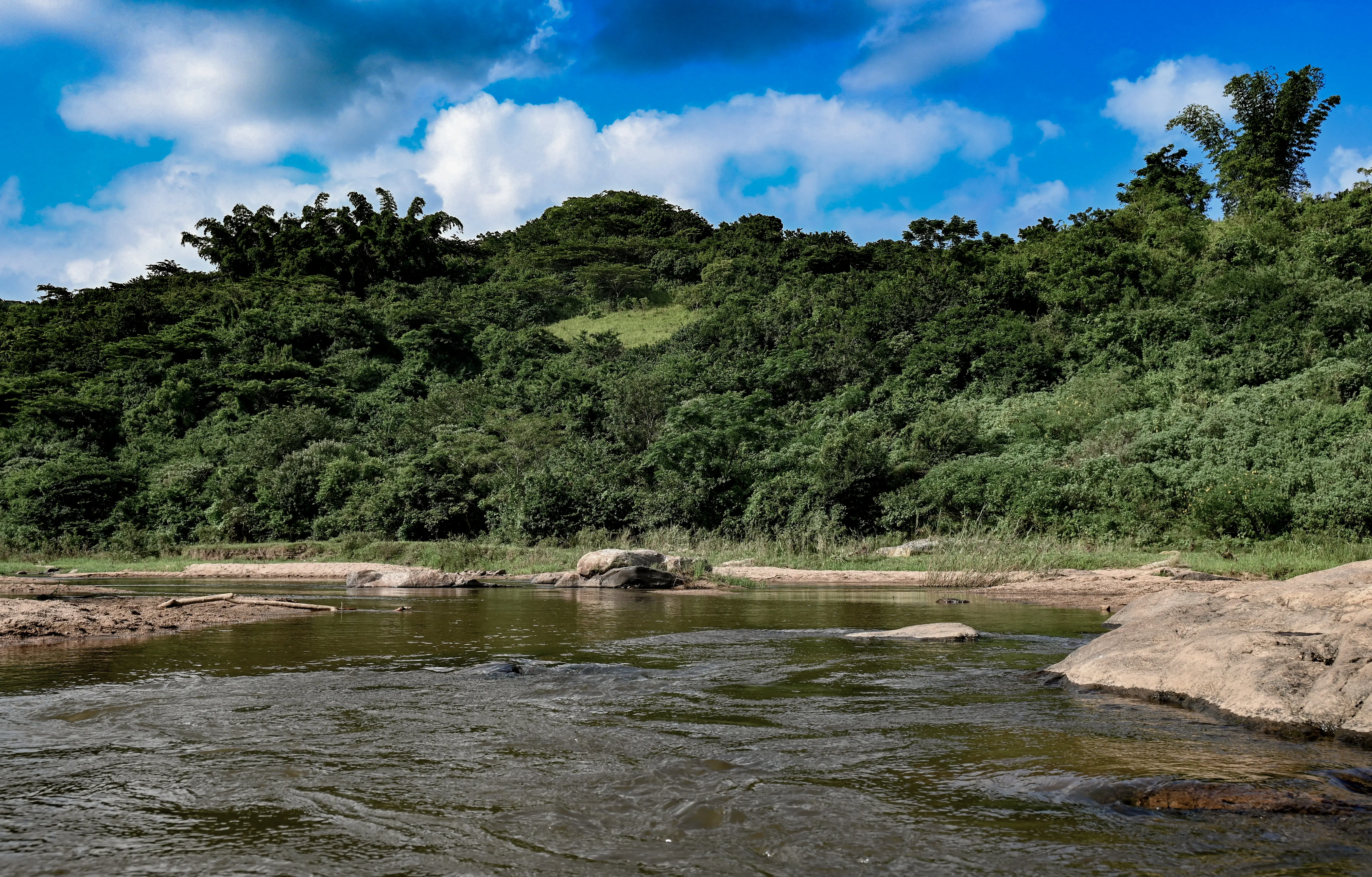 The Mzimkhulwana river in Mtwalume, Ugu district municipality in KwaZulu-Natal. Photo: Sphamandla Dlamini/Eyewitness News The Mzimkhulwana river in Mtwalume, Ugu district municipality in KwaZulu-Natal. Photo: Sphamandla Dlamini/Eyewitness News