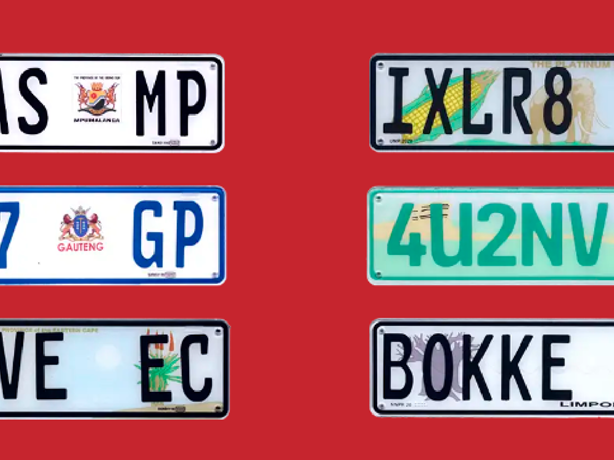 The most expensive number plate in SA could cost you over R100k