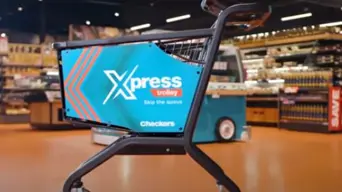 WATCH: Rolling into the future? Checkers trials South Africa's first-ever 'smart trolley' WATCH: Rolling into the future? Checkers trials South Africa's first-ever 'smart trolley'