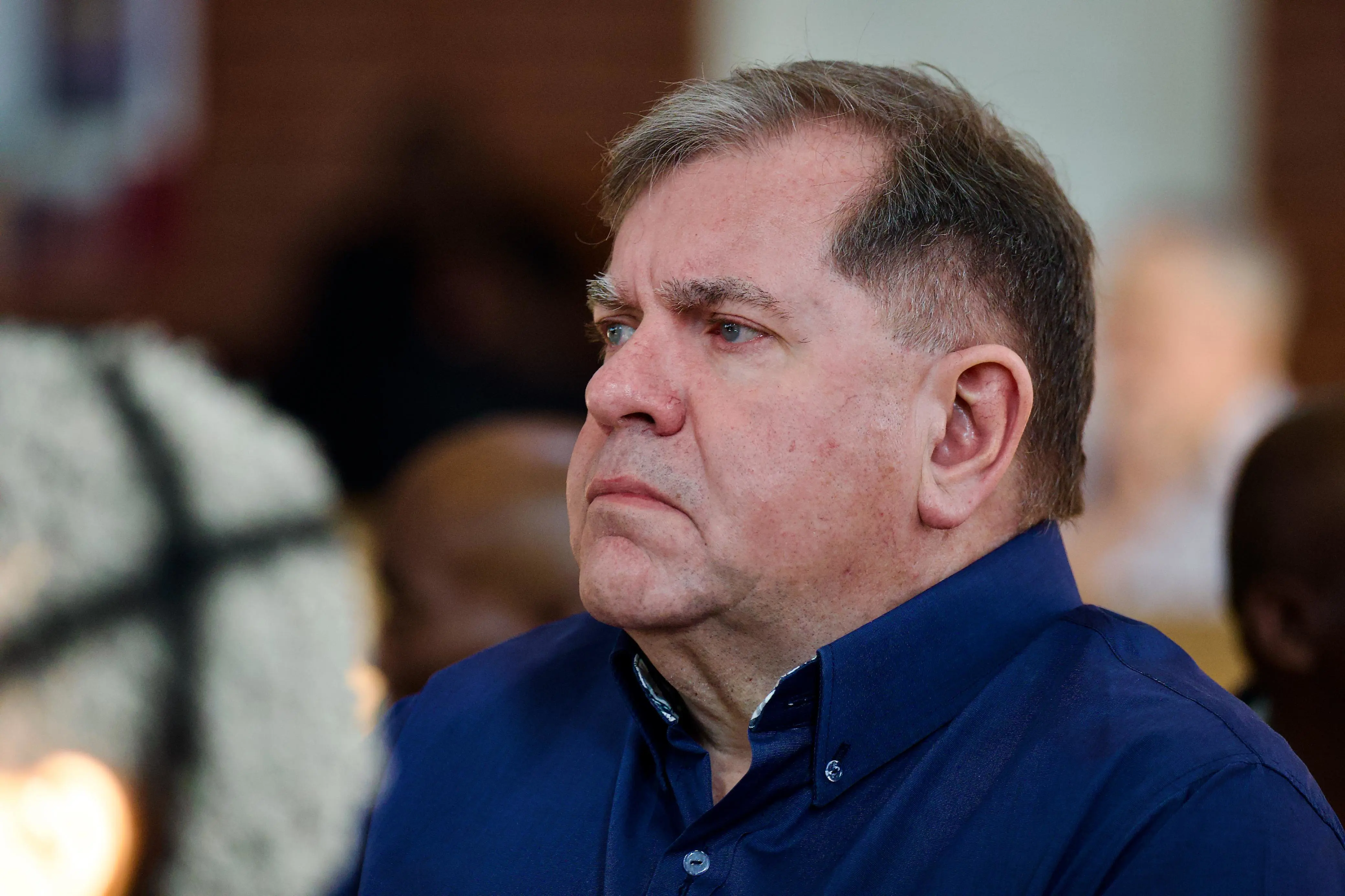 CEO of the Primedia Group Jonathan Procter at the funeral service for Tshidi Madia at the San Salvador Catholic Church in Germiston, on the 4 September. Picture: Katlego Jiyane/EWN CEO of the Primedia Group Jonathan Procter at the funeral service for Tshidi Madia at the San Salvador Catholic Church in Germiston, on the 4 September. Picture: Katlego Jiyane/EWN