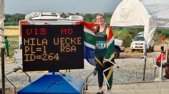 Discus thrower Mila Ueckermann still amazed at being 'the African champ at my very first African games' Discus thrower Mila Ueckermann still amazed at being 'the African champ at my very first African games'