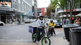 PICS: Teenager supports family using e-bike PICS: Teenager supports family using e-bike