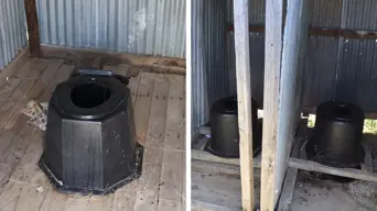 Pit toilets from the 1980s are still in use at this Eastern Cape school Pit toilets from the 1980s are still in use at this Eastern Cape school
