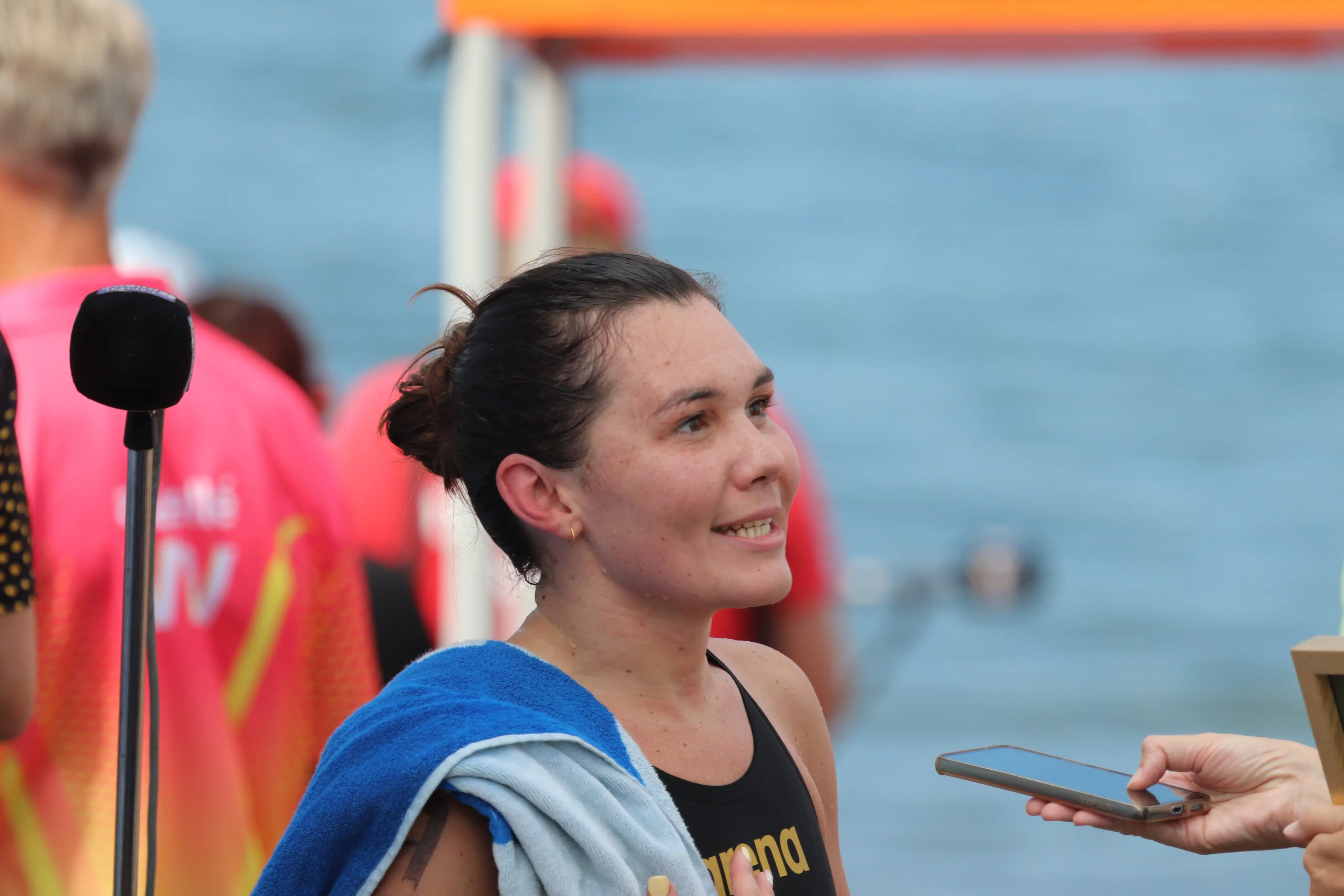 Three-time Paralympian Alani Ferreira competing at the 2025 Midmar Mile: Picture: Supplied. Three-time Paralympian Alani Ferreira competing at the 2025 Midmar Mile: Picture: Supplied.