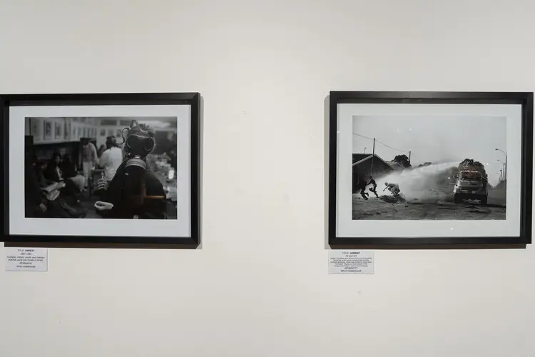 The exhibition is free to the public. Picture: Ihsaan Haffejee/GroundUp The exhibition is free to the public. Picture: Ihsaan Haffejee/GroundUp