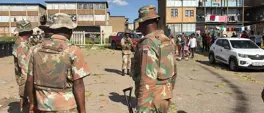 SANDF arrives in Westbury as part of crime-combating efforts SANDF arrives in Westbury as part of crime-combating efforts
