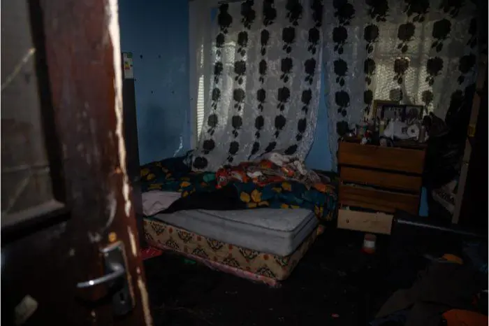 A room untouched by a fire that ripped through parts of an illegally occupied building in the Johannesburg CBD. Picture: Jacques Nelles/Eyewitness News A room untouched by a fire that ripped through parts of an illegally occupied building in the Johannesburg CBD. Picture: Jacques Nelles/Eyewitness News