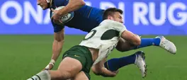 South Africa defy early red card to beat battling Italy South Africa defy early red card to beat battling Italy